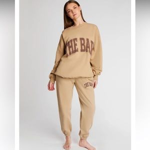 The Bar - Varsity Sweatpants - CHOCOLATE CHIP